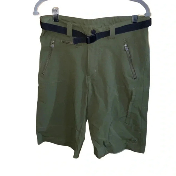 Helly Hansen Army Green Hiking Shorts Size 30 - Picture 1 of 6
